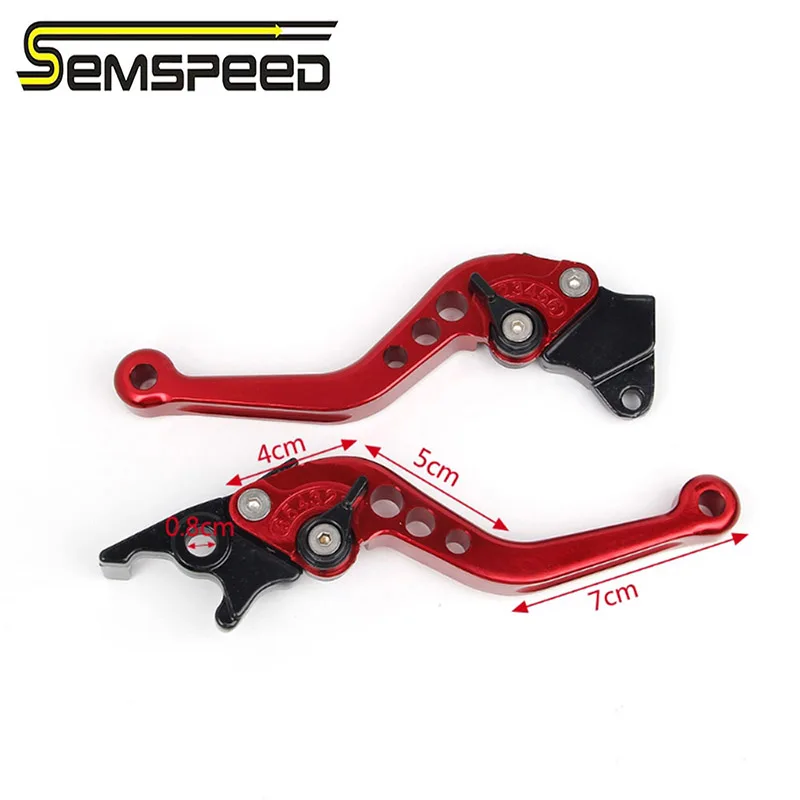 Короткие ручные рычаги тормозной муфты SEMSPEED CNC Для SYM GTS 300i 2013 2016 125/250/300 Joymax LM12W 4T LC