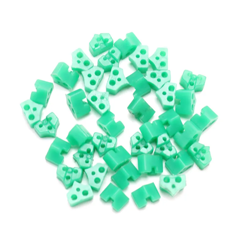 Goedkoop 1 set Dental Sectionele Voorgevormd Matrices Matrix Ring met 40Pcs Delta Wiggen Silicon Rubber Elastische Wiggen Tandarts Gereedschap Lab
