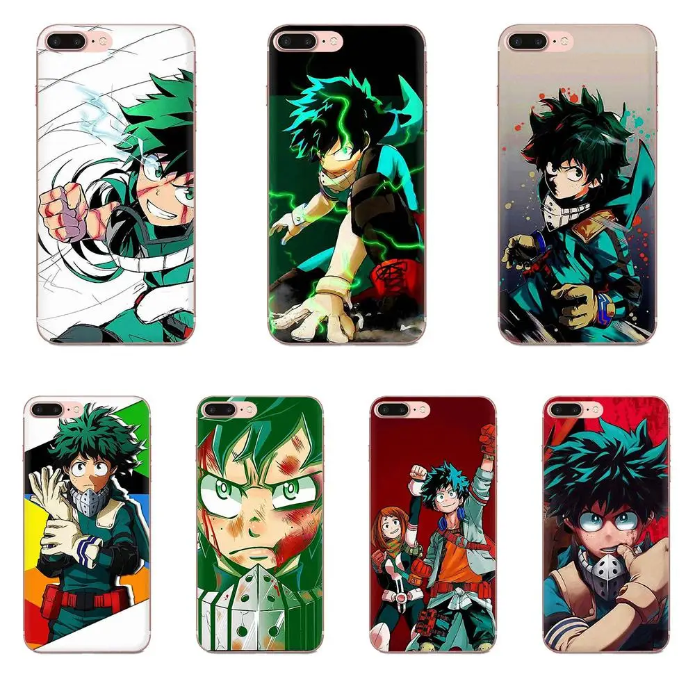 Soft Mobile Phone Covers For Huawei Honor Nova Note 5 5I 7C 8A 8X 10 Pro 9X Moto G G2 G3 G4 G5 G6 G7 Plus Hero Academia | Мобильные