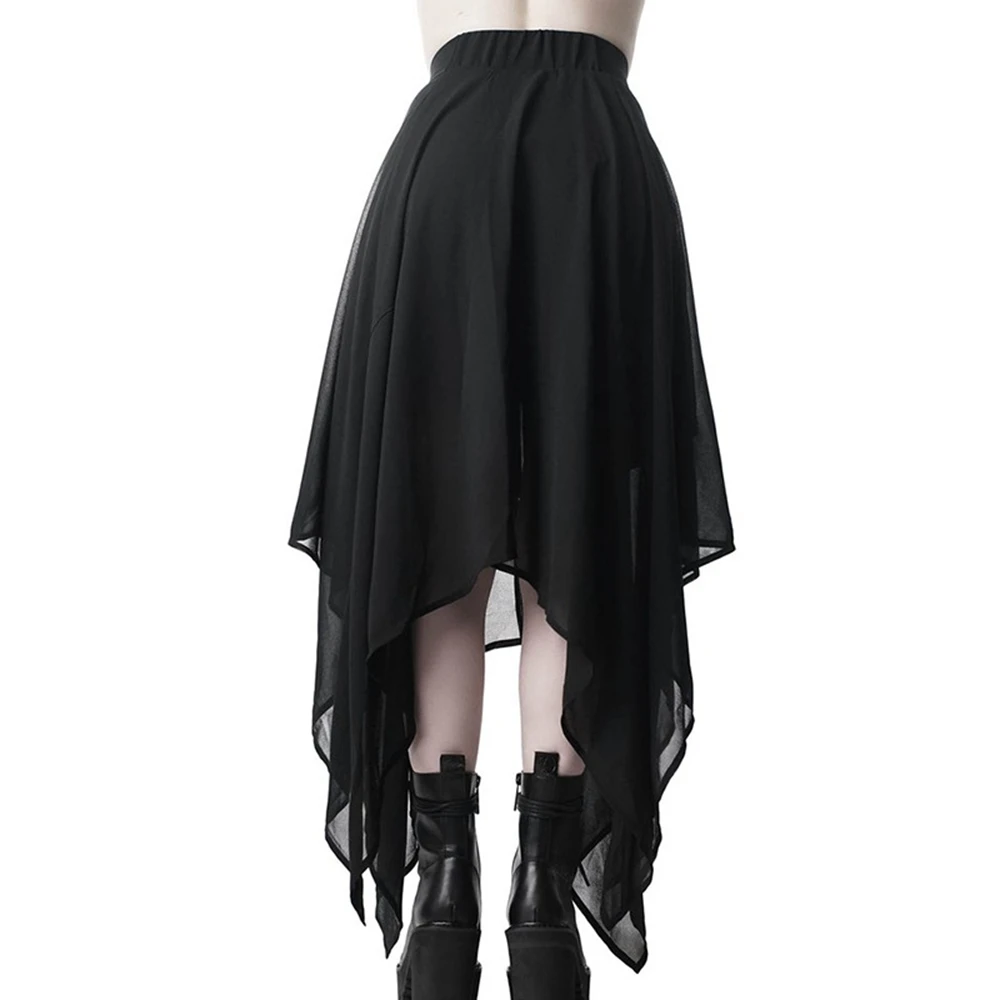 Black mesh long skirt Clearance