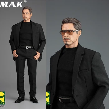 

For tony Action Figure A013 1/6 Scale Iron Man TONY Gentleman Suit Set & Shoes Model set for fans toys collection