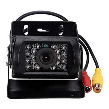 

Waterproof 18 Led Car Rear View Reversing Parking Backup Camera Ir Night Observation For 12v 24v Bus Truck Motorhome Van