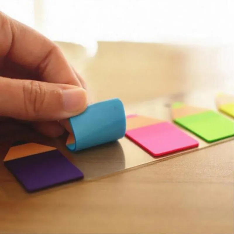 1 компл. новинка милый карандаш ярких цветов Липкие заметки Kawaii блокнот для