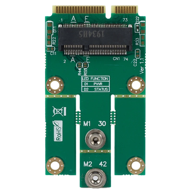 M.2 NGFF к Mini PCI-E адаптер для M.2 Wi-Fi Bluetooth плата Wireless WLAN Card Intel для ноутбука