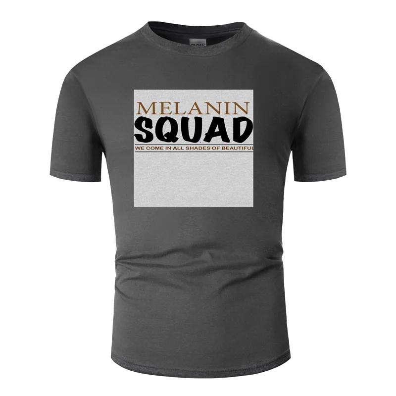 Мода Humor melanin squad футболка для мужчин уличная одежда размера плюс 3xl 4xl 5xl Винтажная Футболка Harajuku комикс хип-хоп топы