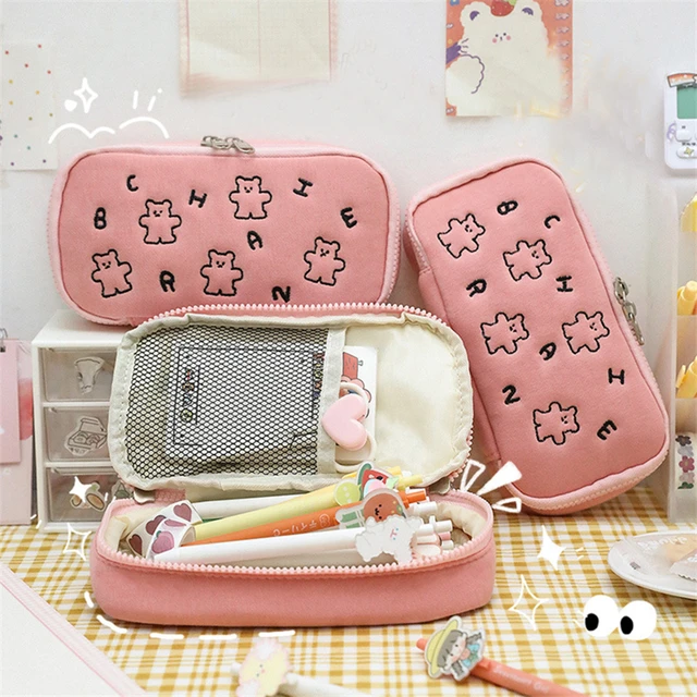 Pencil Cases Cartuchera Escolar Cat Kawaii Pencilcase Piornik Big Bags Cute  Case For Girls Estojo Japanese Stationery Estuche