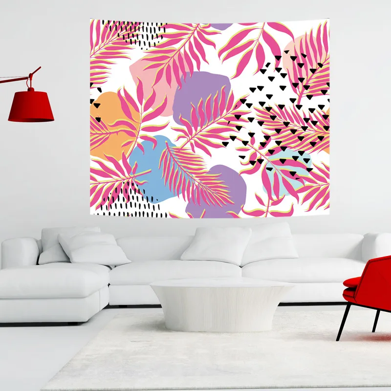 Личи хиппи гобелен настенный полиэфирное одеяло с рисунком художественный Настенный Ковер декоративный гобелен