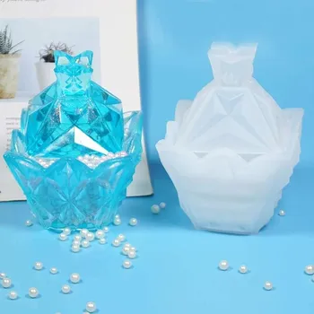 

Silicone Mold For Jewelry Storage Box Candy Cans Eggshell Shape Resin Silicone Mould Diy Tool Resin Epoxy Resin Molds Makeup