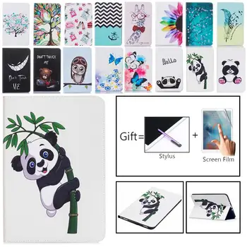 

Flip Stand PU Leather Cover Case For Samsung Galaxy Tab A A6 10.1 T585 T580 SM-T585 T580N Protective Tablet Case With Card Slots