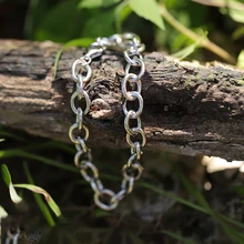 CHOZON корейский 925 стерлингового серебра браслет из серебра, ювелирные украшения тяжелой промышленности крутой Человек цепи браслетная застежка ювелирные изделия