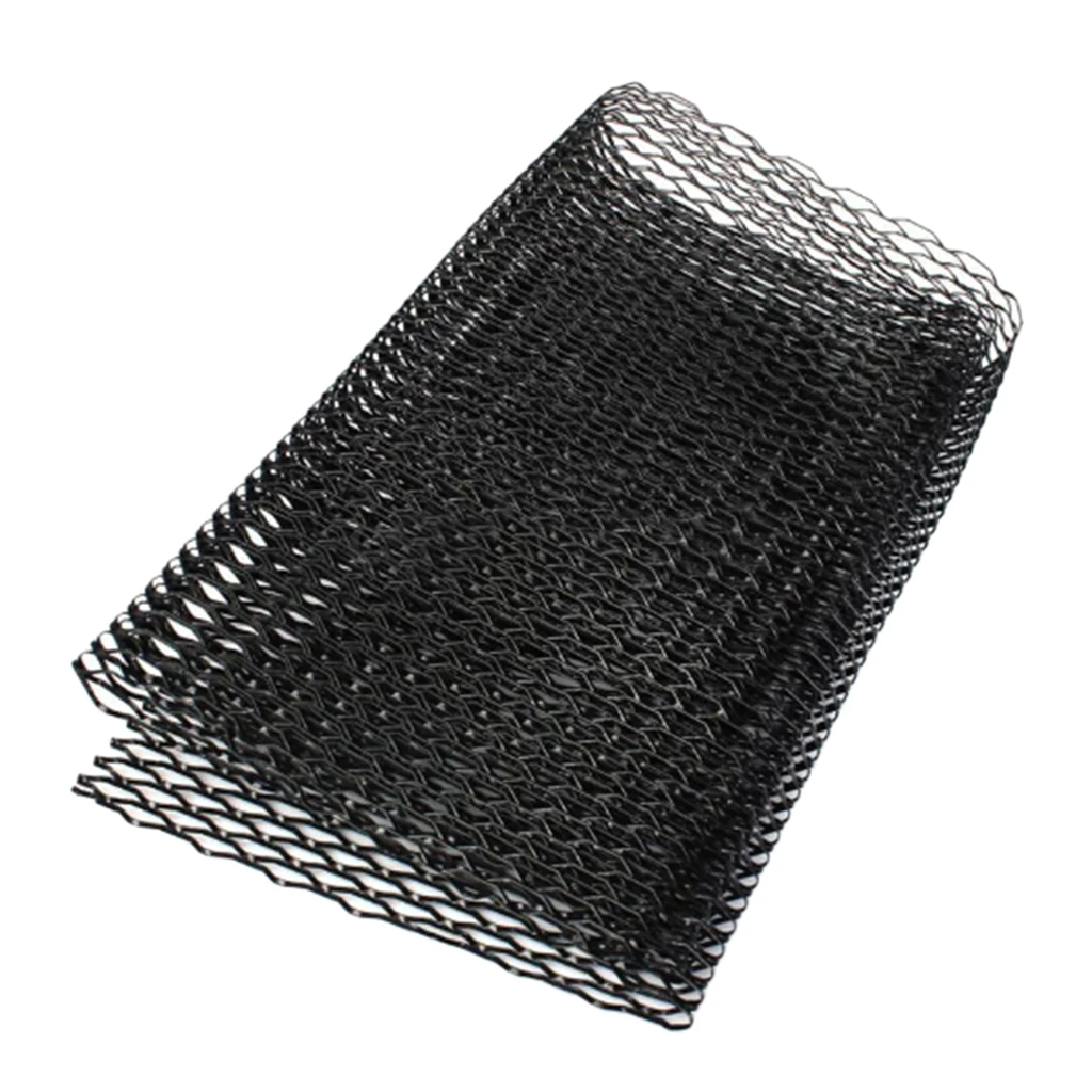 100x33cm Hexagon Shape Grill Mesh Net 4x8mm for Auto Car Front Bumper