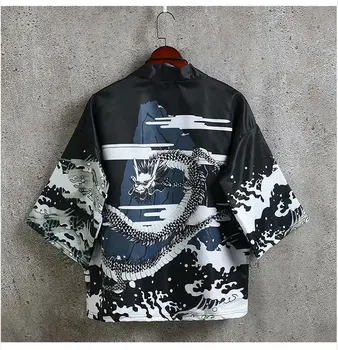

Japanese kimono cardigan men haori yukata male samurai costume clothing kimono jacket mens kimono shirt yukata haori