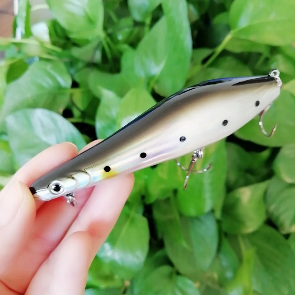 Swolfy 9 см 15 г Topwater карандаш приманка искусственная наживка для рыбалки гольян жесткие приманки плавающая поверхность