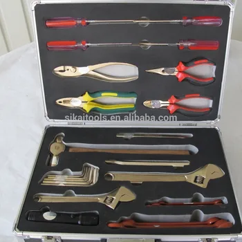 

hot sale low price 26 pcs non sparking hardware maintenance hand tool set include wrench pliers hammer