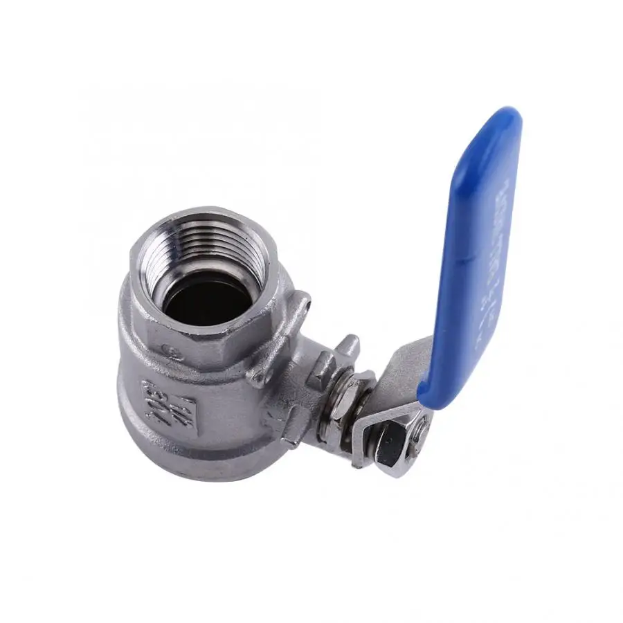 1/2 IN NPT Ball Valve Full Port 2 Way Rotary Lever Stainless Steel SS304 Two Ball Valve WOG1000 Thread Water Switch