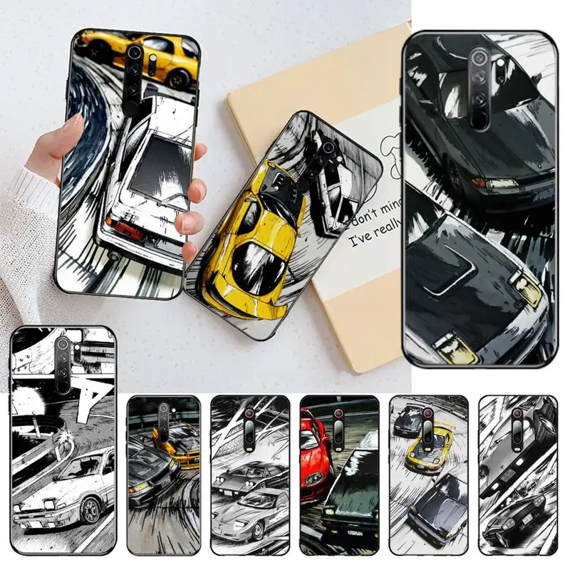 HPCHCJHM мультфильм initial d дрейф JDM &quotсделай сам&quot Роскошный чехол для телефона