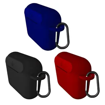 

Silicone Earphone Case Protective Cover Shell with Carabiner for Skullcandy Indy X6HB
