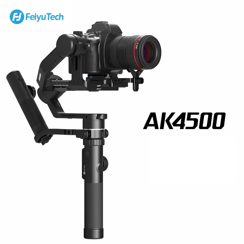 FeiyuTech AK4500 комплект 3-осевой ручной шарнирный стабилизатор для камеры GoPro для цифровой зеркальной камеры Nikon Canon SONY 4,5 кг грузоподъемность Камера шарнирный стабилизатор для камеры GoPro