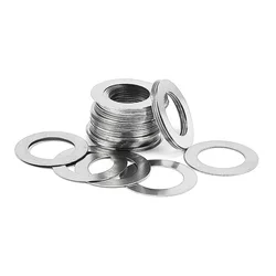 Precision Ultrathin Stainless Steel Shim Gasket Flat Washer - 50pcs M5x7