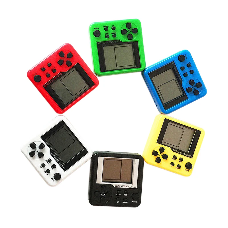 

Random Color Consoles Retro Mini 3D Puzzle Kids Russian Box Game Console Portable LCD Players Educational Electronic Toys