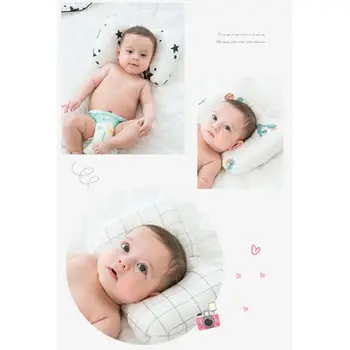 

Cartoon Baby Pillow Positioner Sleeping Cushion Prevent Flat Head Protection Bedding Infant Nursing Sleep Support L41D