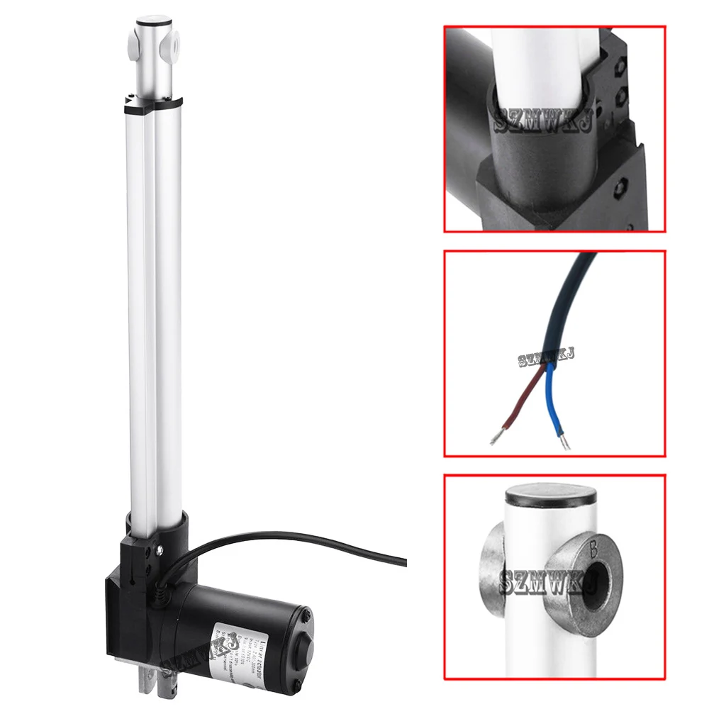 2PCS Heavy Duty 8/" Linear Actuator 330lbs Max Lift Multi-purpose 12Volt DC Motor