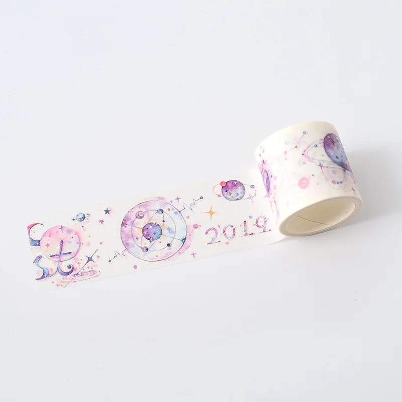 Креативная Милая настольная маскирующая лента Kawaii DIY Украшение дневник Васи лента мультяшная бумажная наклейка для девочек стационарная 024086 - Цвет: 9