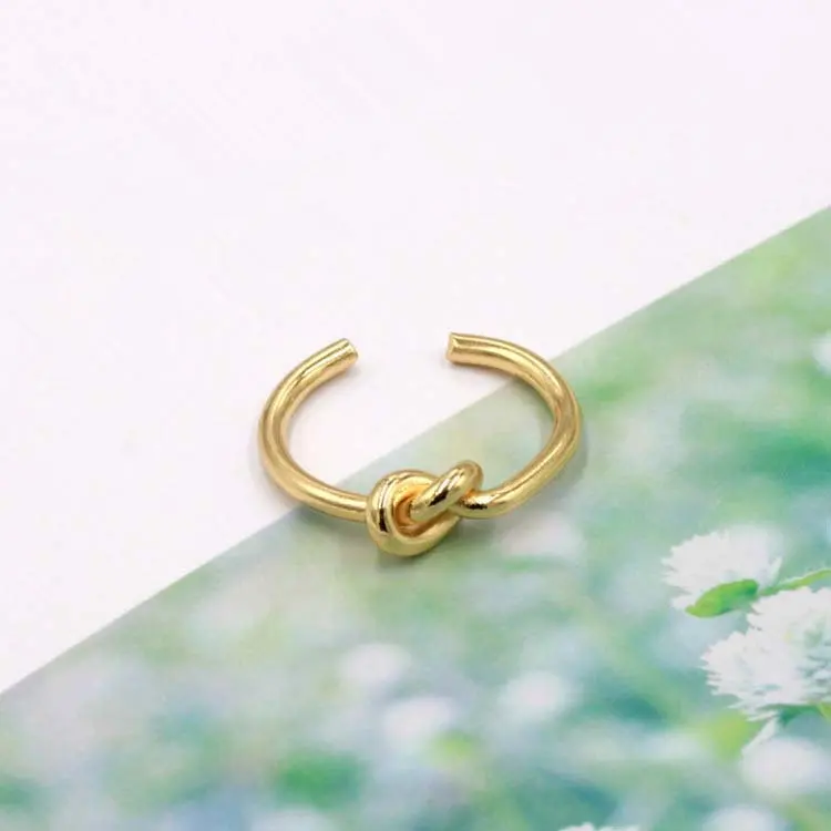 AOMU колье Мода аксессуары металлический галстук с геометрическим рисунком кольцо с узором для женщин Открытие кольцо комплект ювелирных украшений для девочек