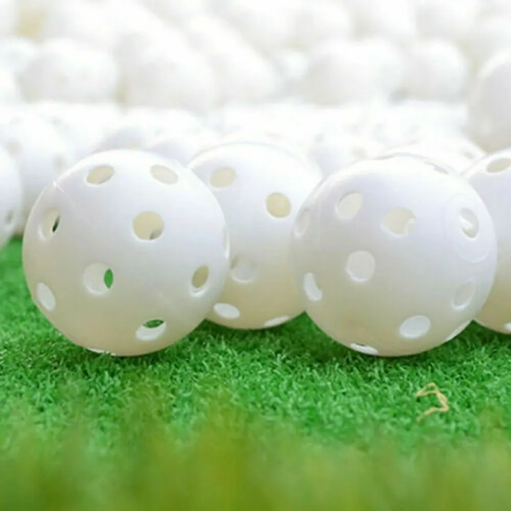Plastic Hollow Golf Practice Ball Empty Hole Hole Ball Indoor Exercise Ball #4D03 (5)