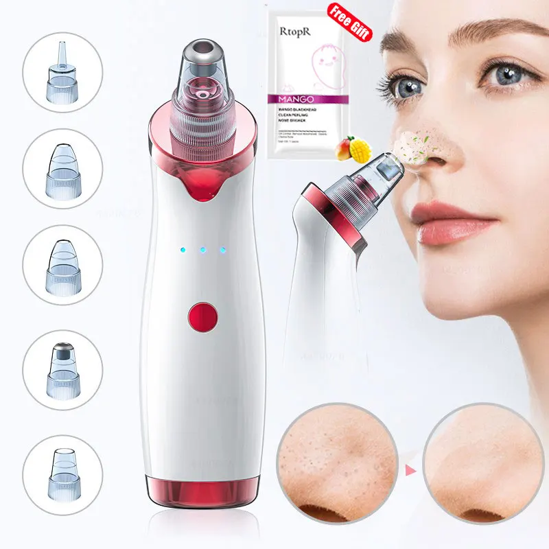 Blackhead Remover Face Deep Nose Cleaner T Zone Pore Acne Pimple Removal Vacuum Suction Facial Diamond Beauty Clean Skin Tool-0