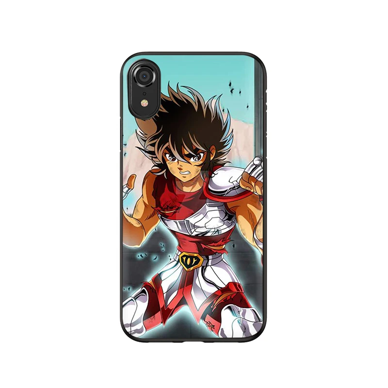 Силиконовый чехол для телефона EWAU с рисунком Святого Сейя для iPhone 5 5S SE 6 6s 7 8 Plus X XR XS 11 Pro Max - Цвет: B9