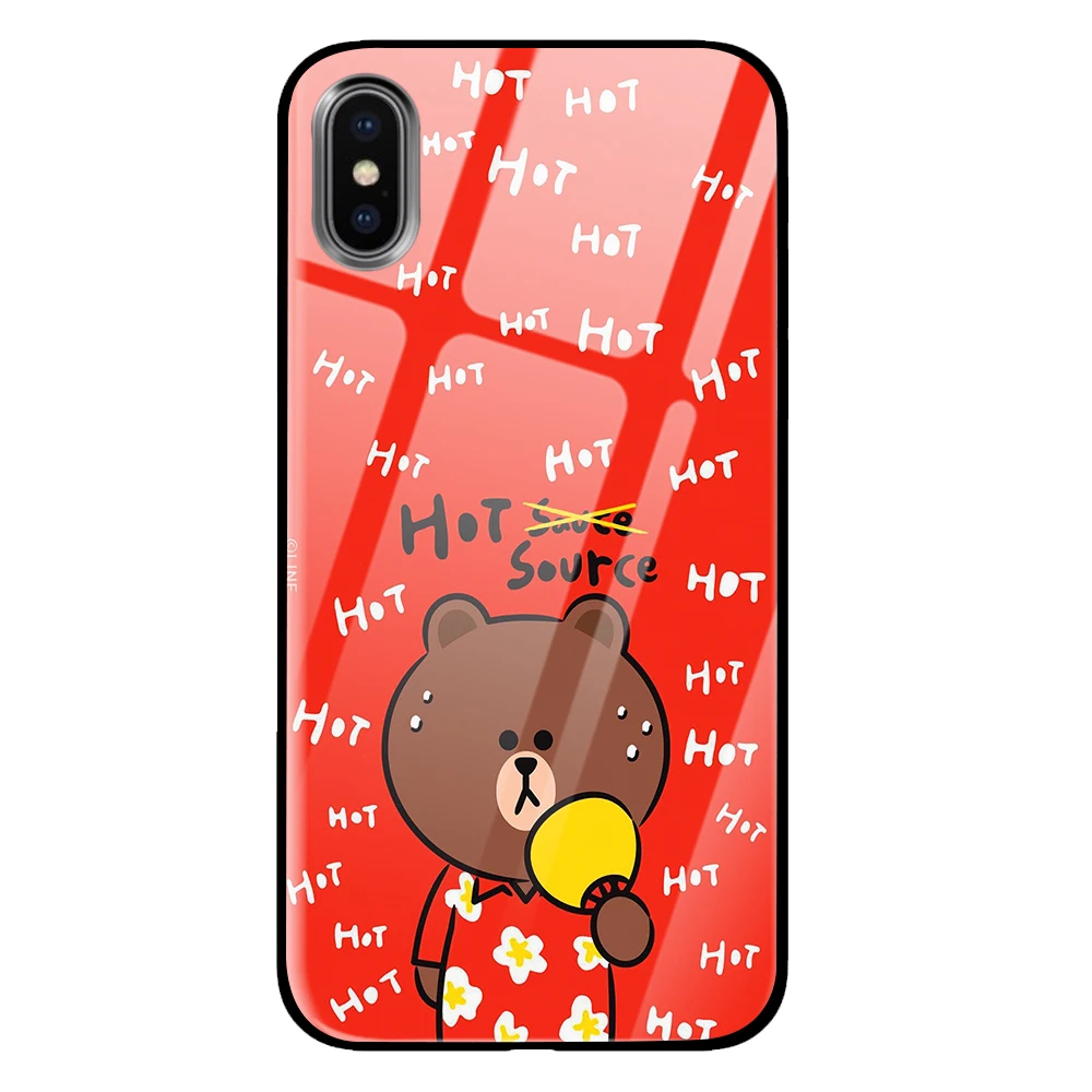 8 Красные, желтые милые аниме закаленное стекло Роскошные Чехлы для huawei P30 P20 mate 10 20 Honor 8 9 10 Pro Lite - Цвет: 8