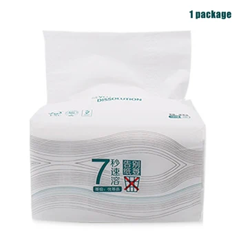 

2019 1 Bag Clean Soft Paper Extraction Tissue Wood Pulp Paper 150 Pumping 3-ply for Home Office Toilet