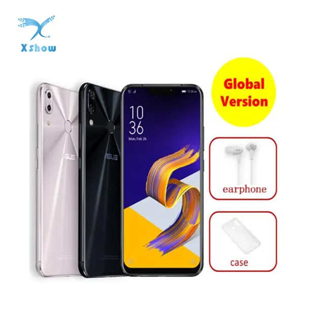 Globale Version Asus Zenfone 5 Ze6kl 4gb Ram 64gb Rom Handy Kerbe 6 2 Zoll 19 9 Fhd Android 8 0 12mp 8mp Nfc 3300mah