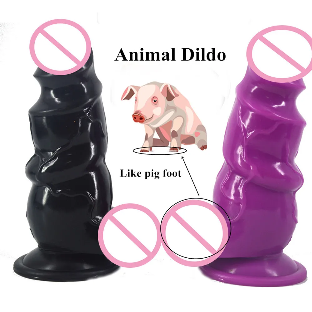 Hot Product  FAAK sex toys for woman Thick Big Animal Dildos suction cup silicone dildo ribbed stimulate huge an