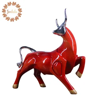 

Small Size Elegant Cattle Aesthetic Red Bull Resin Ornaments Home/office Desktop Decoration Minimalist Best Gift, Free Shipping