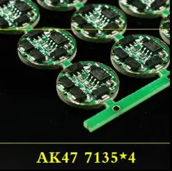 

AK47-Mode Circuit Board 7135 x 4 Dimmmer Circuit 1400MA Output current For Flashlight