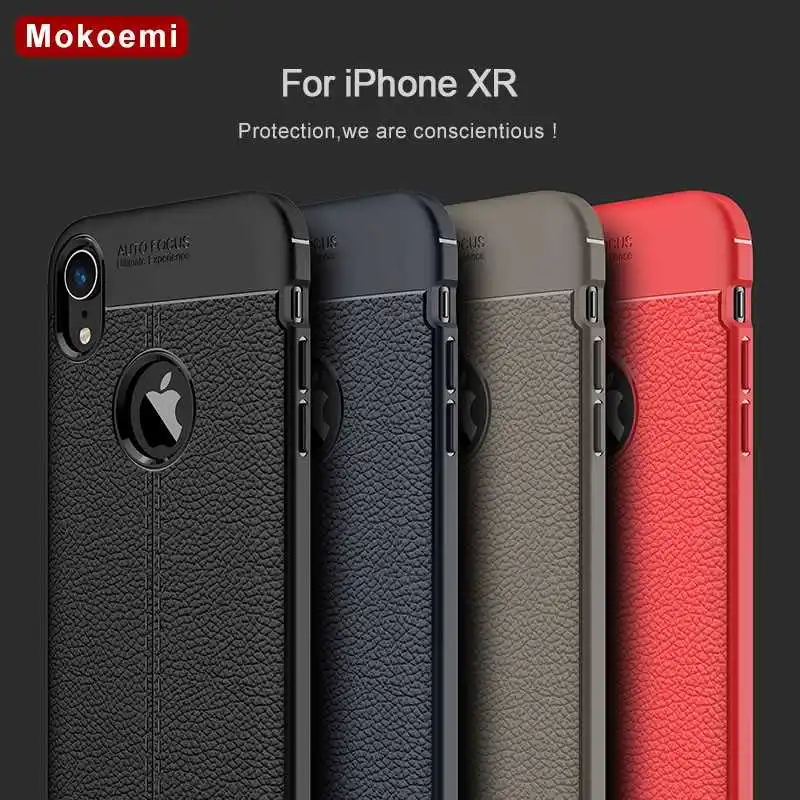 

Mokoemi Lichee Pattern Shock Proof Soft sFor iPhone XR Case For iPhone XR Cell Phone Case Cover