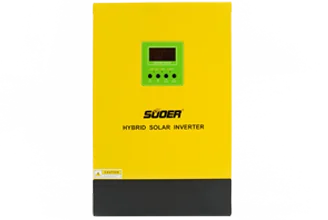 Suoer【Hybrid Inverter】 48V 230V 5 kva Гибридный солнечный инвертор от сети Встроенный MPPT Контроллер заряда(MPS-5K-48-PLUS