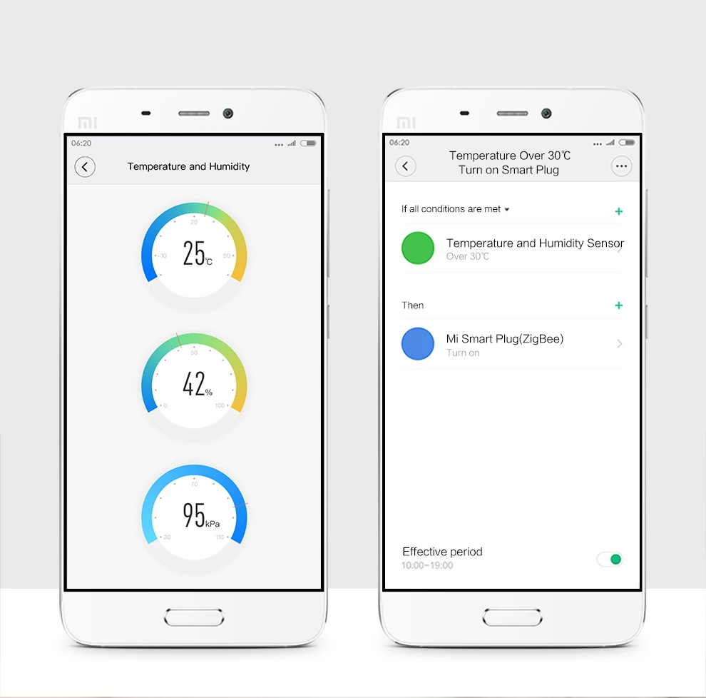 Термостат Aqara wifi датчик температуры давления воздуха и влажности zigbee Умный