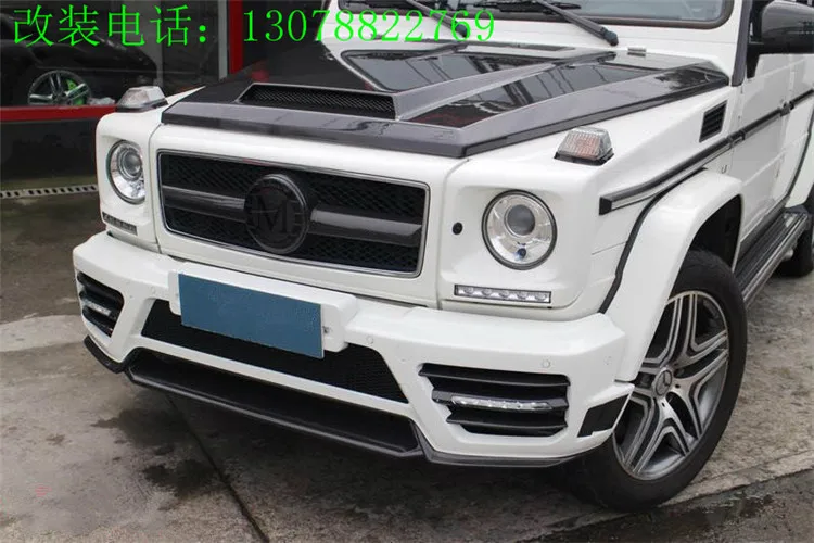 Подходит для Benz G уровень модифицированный Карбон заглушка из волокна G500 капот G55 крышка с открытым отверстием G63 вентилятор Горячая крышка двигателя