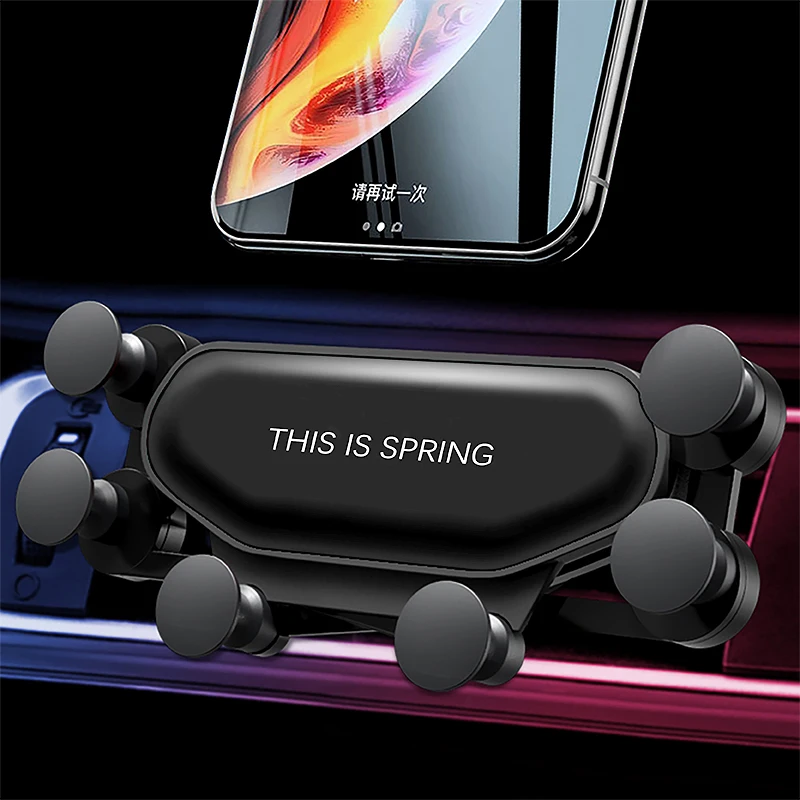 

Gravity Car Phone Holder Air Vent Mount Clip Support for Kia eco Pro-cee-d KOUP cee-d Rondo Kue Kee KV7 POP VG