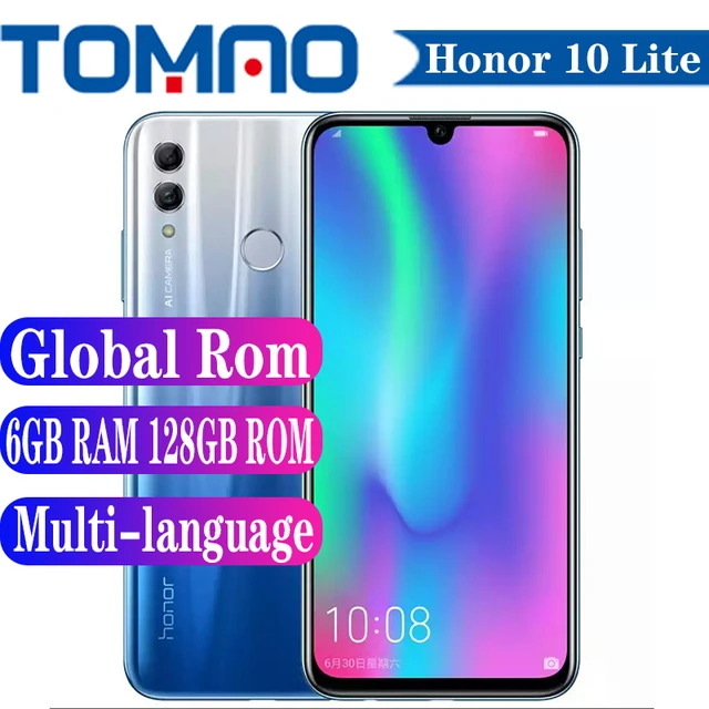 New Honor 10 Lite Smartphone Android 9 24mp Ai Camera 6.21" 2340x1080  Hisilicon Kirin 710 Octa Core 4gb 6gb Ram 64gb 128gb Rom - Mobile Phones -  AliExpress