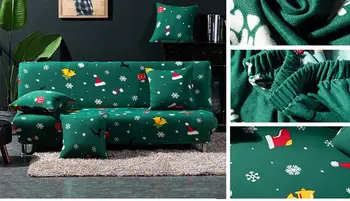 

195-225cm Cheap Universal Sofa Cover Folding Stretch Big Elasticity Couch Cover Sofa Without Armrest Folding Cover For Sofa Bed