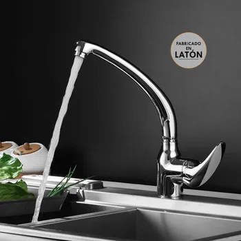

Kibath faucet monomando high cast pipe FOR kitchen sink. Includes 40 mm high quality cartridge