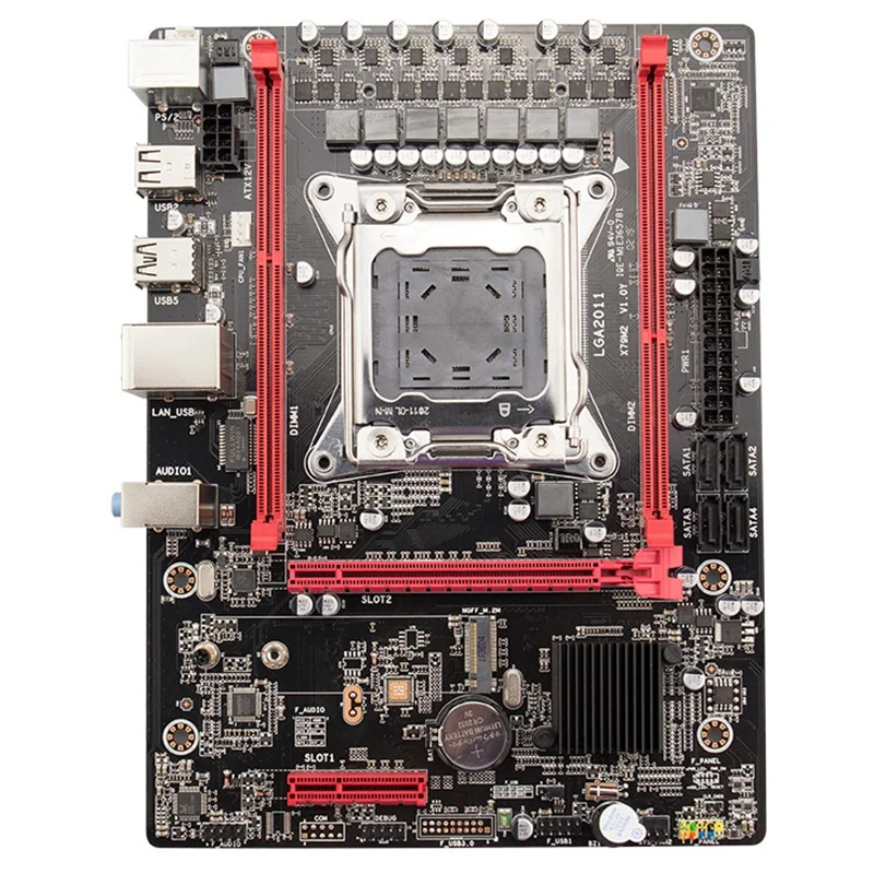 

X79M Motherboard M.2 Desktop Computer Cpu Set Lga 2011 Pin E5 2670 2680 V2