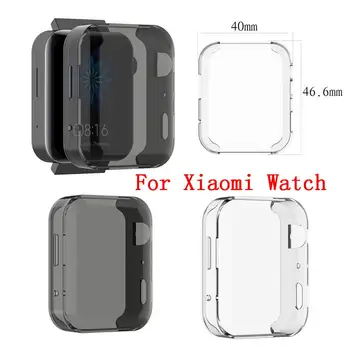 

Soft UltraSlim Crystal Protector Case Full Cover for Xiaomi MI Smart Watch Protective accessories Shell For xiao mi watch #1118