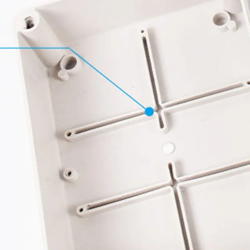 100x100x50mm ABS Enclosure Junction Box Adaptable IP55 Waterproof Weatherproof