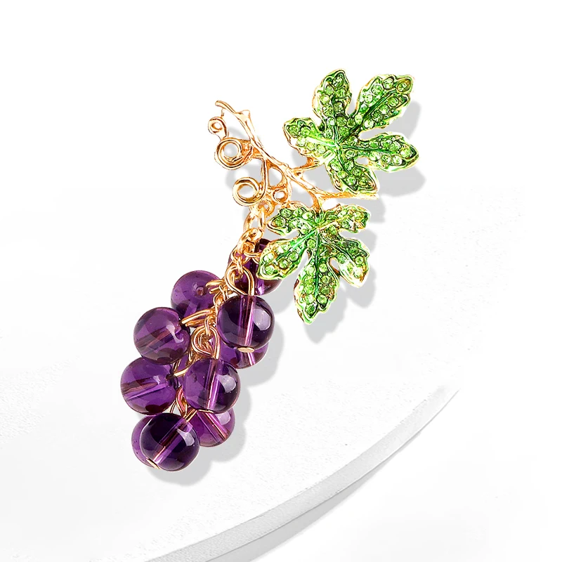 Glass Beads Grape Brooches Women Pin Gifts clothing brooch pin brooches art brooches