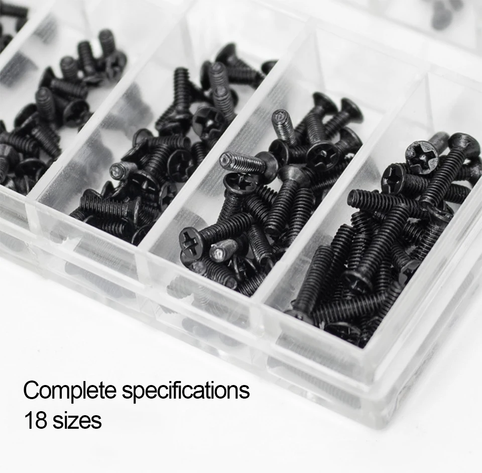 Assortiment de 250 vis pour montre en boîte - BECO TECHNIC